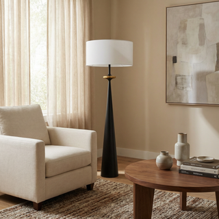 Japanese Design Floor Lamp – Modern Wabi-Sabi Home Decor With Soft LED Light