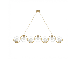 Metal Pendant Light – Multi-Headed Spherical Pendant Lamp | Warm Atmosphere Lighting