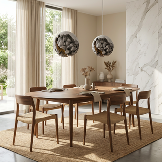 Blown Glass Pendant Light – Modern Pendant Light with Soft Ambient Lighting
