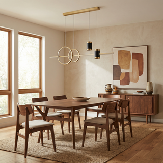 Minimalist Pendant Light – Adjustable Celestial Pendant Lamp with Starry Sky Lighting