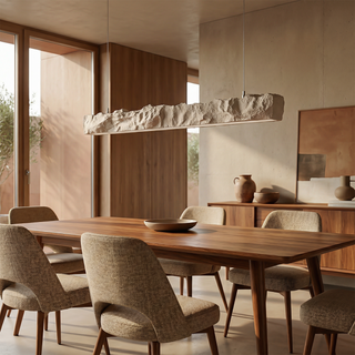 Nordic LED Pendant Light – Minimalist Dining Room Lighting with FRP Design