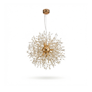 Modern Crystal Ceiling Light – Adjustable Brightness LED Fixture for Bedroom & Living Room