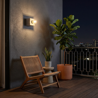 Applique murale en béton gris – Lampe murale minimaliste | Éclairage moderne par Lumavera