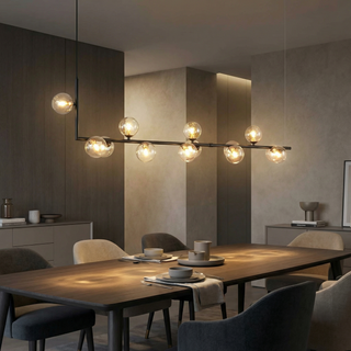 Modern Pendant Lamp – Multi Globe Nordic Ceiling Light With Gold Finish