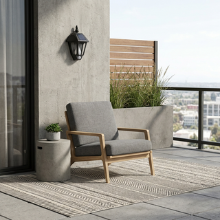 Outdoor Wall Lamp – Black Aluminum Modern Wall Light | Energy Efficient LED