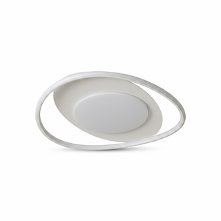Modern Ceiling Light – White LED Fixture | Dimmable Remote Control Lamp