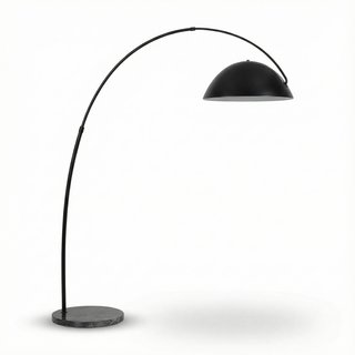 Black Metal Floor Lamp – Modern Adjustable LED Lighting for Living Room Ambiance