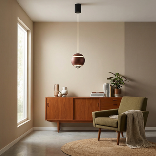 Multicolored Pendant Light – Chrome Finish Lighting With Adjustable Cord