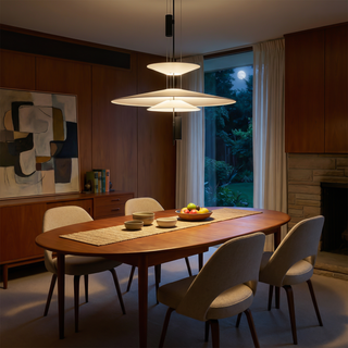 Acrylic Pendant Light – Modern Chandelier with LED & Adjustable Height Fixture