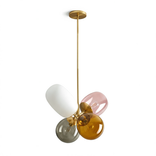 Suspension Aerial – Suspension contemporaine avec LED blanc chaud et éclairage multicolore