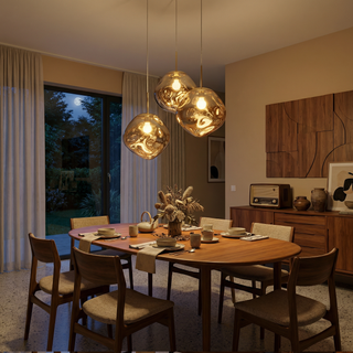 Transparent Acrylic Pendant Light – Modern Ceiling Lamp with Adjustable Hanging Cable
