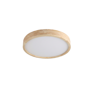 Modern Ceiling Light – Ultra-Thin Wooden LED Fixture | Living Room Lighting