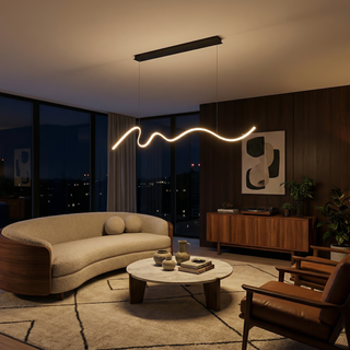 Scandinavian Ceiling Light – Dimmable LED Ceiling Lamp | Modern Adjustable Lighting
