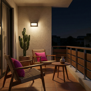 Nordic RGB Wall Light – Modern Garden Lamp with WiFi Color & Energy Efficient LEDs