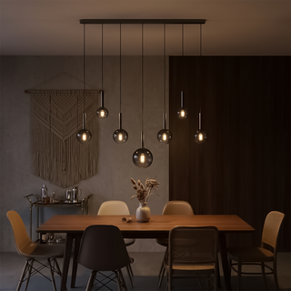 Modern Alloy Chandelier | Living Room Lighting - Remote Control & Easy Installation