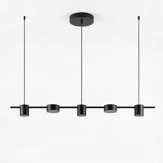 Pendant Light – Modern Metal Pendant Lamp with Gold Black Circular Lampshade