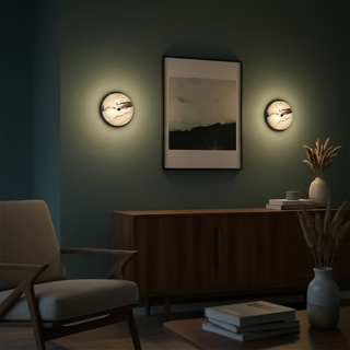 Natural Stone Wall Light – Modern LED Wall Lamp for Living Room Lighting