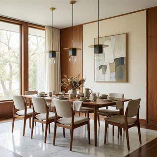 Nordic Pendant Light – Modern Hanging Light with Soft LED Illumination
