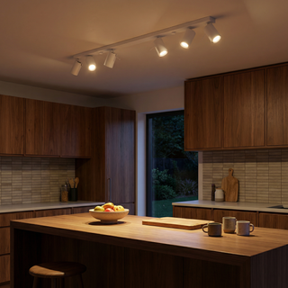 Modern Ceiling Light - 6 Adjustable Spotlights White Ceiling Lamp by Lumavera