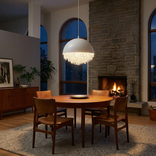 Pendant Light – Modern Pendant with Gold Plated Fixture & Adjustable LED Lighting