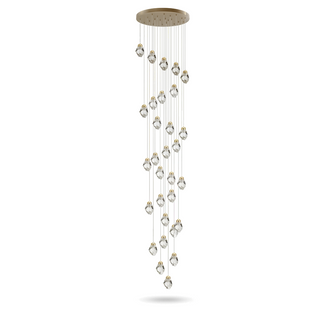 Crystal Chandelier – Modern Steel Lighting | Adjustable Elegant Ceiling Light