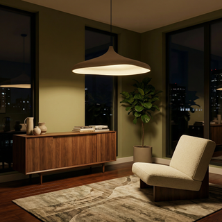 Wabi-Sabi Pendant Light – Concrete Pendant Light With Adjustable Cable & Matte Finish Lighting