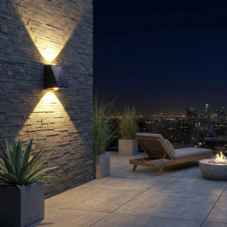 Solar Garden Light – Weatherproof LED Wall Lamp | Modern Outdoor Lighting Fixture