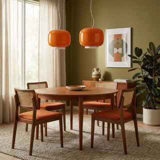 Colored Glass Pendant Light – Modern Dining Room Lighting With Warm Ambient Glow