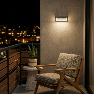 LED Solar Wall Light – Double Beam Patio Lamp | Energy Efficient Outdoor Lighting