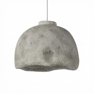 LED Polymer Chandelier – Modern Pendant Light with Natural Polymer Shade