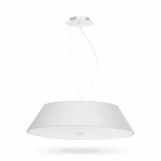 Lustre blanc minimaliste – Plafonnier moderne pour l'éclairage du salon