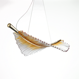 LED Crystal Chandelier – Modern Leaf Design Light | Energy Efficient Living Room Lighting