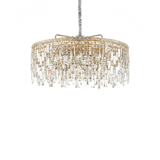 Contemporary Pendant Light – Modern Chandelier with Fluorescent Rings & Elegant Glow