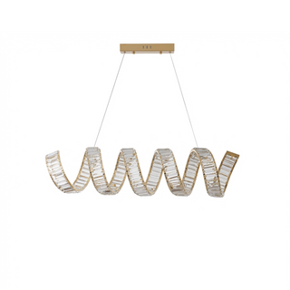 Floral Ceiling Light – Elegant Gold Tone Lamp With Soft Ambient Lighting