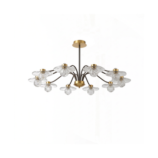 Gold Ceiling Light – Modern Opal Glass Lamp With Soft Ambient Lighting