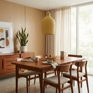 LED Pendant Light – Wabi Sabi Lighting Japanese Pendant Lamp With Brushed Nickel Finish