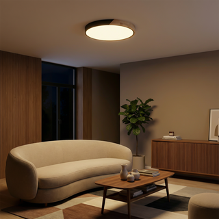 Modern Ceiling Light – Round Adjustable Lamp | Dimmable LED Lighting Fixture