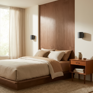 Applique murale moderne en aluminium – Lampe murale grise | Applique murale LED minimaliste pour chambre et couloir