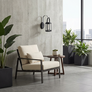 Outdoor Wall Lamp – Black Aluminum LED Modern Exterior Wall Sconce