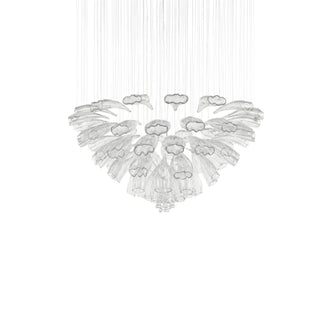 Ombre Chandelier Light – Modern Ceiling Lamp With Airy Layered Design