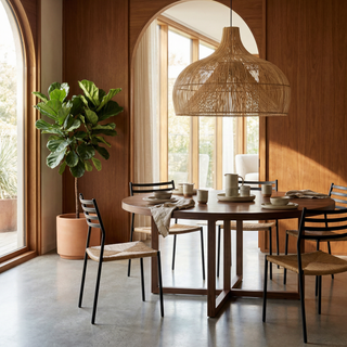 Rattan Pendant Light – Bamboo Woven Lamp with Eco Friendly LED Lighting