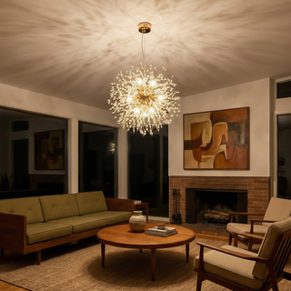 Modern Crystal Ceiling Light – Adjustable Brightness LED Fixture for Bedroom & Living Room