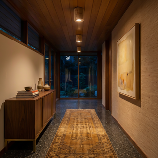Natural Wood Ceiling Light – Scandinavian Minimalist Wooden Lamp by Lumavera