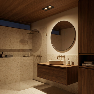 LED Recessed Spotlight Adjustable Square Design – Dimmable Aluminium Lighting