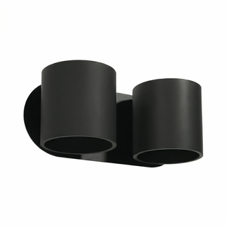 Modern Wall Light – Black Cylindrical Wall Lamp | Minimalist Designer Sconce