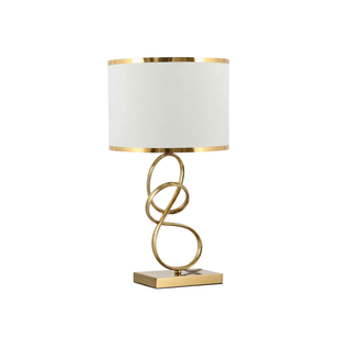 Gold Bedside Lamp – Modern Table Lamp with Dimmable LED & Touch Control Lighting