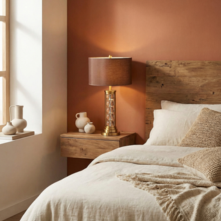 Modern Bedside Lamp – Contemporary Table Lamp for Warm Ambient Light