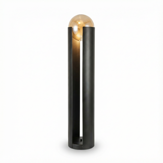 Metal Glass Floor Lamp – Postmodern LED Lighting for Living Room Ambiance