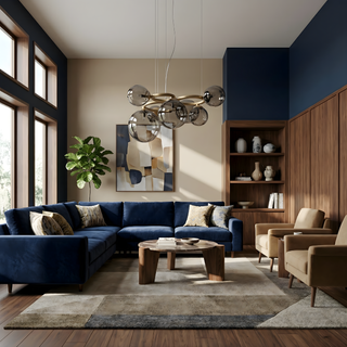 Modern LED Pendant Light – Bright Alloy Hanging Lamp for Living & Dining Room