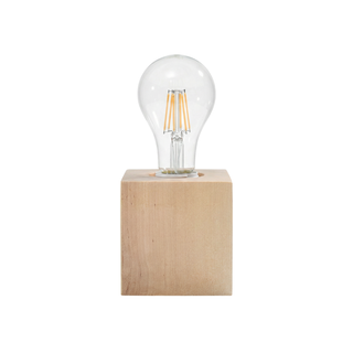 Natural Wood Desk Lamp – Minimalist Wooden Table Lamp With Soft Ambient Lighting